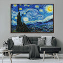 Vincent Van Gogh The Starry Night Abstract Wall Art Canvas
