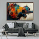 Abstract Guitar Wall Art Canvas | Vibrant Music-Inspired Art by MyGreatCanvas | Canvas Wall Art Prints | Photo Prints & Wall Decor
