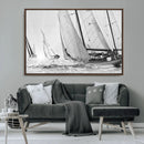 Yacht Sailboat Regatta Canvas Wall Art Canvas Print