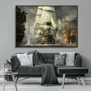 Pirate Ship War Wall Art Canvas Print by MyGreatCanvas | Canvas Wall Art Prints | Photo Prints & Wall Decor