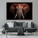 Wild Elephant Wall Art Canvas Print, Africa Savannah Wild by MyGreatCanvas | Canvas Wall Art Prints | Photo Prints & Wall Decor