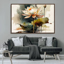 Lotus Flower Watercolor Canvas Print – A Symbol of Serenity by MyGreatCanvas | Canvas Wall Art Prints | Photo Prints & Wall Decor