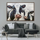 Vintage Baby and Mom Cattle Wall Art Canvas Print by MyGreatCanvas | Canvas Wall Art Prints | Photo Prints & Wall Decor