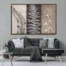 Minimalist Botanical Wall Art Canvas Print, Framed and Ready