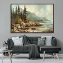 Abstract Acadia National Park Wall Art Canvas Print -
