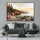 Serene Coastal View of Acadia National Park Wall Art -