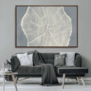 Abstract Tree Ring Wall Art Canvas Print – Nature-Inspired,