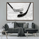 Winter Ice Hockey Sport Canvas Wall Art Print - Hockey Wall by MyGreatCanvas | Canvas Wall Art Prints | Photo Prints & Wall Decor