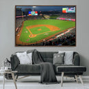 Angel Stadium Aerial Canvas Print – Los Angeles Angels