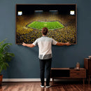 Stadium in Michigan Wall Art Canvas Print, Framed American