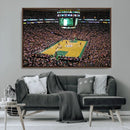 TD Garden Basketball Canvas Wall Art - Boston Celtics Live by MyGreatCanvas | Canvas Wall Art Prints | Photo Prints & Wall Decor