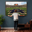 Football Stadium Wall Art – Framed Sports Field Canvas