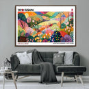 Framed Yayoi Kusama 1986 Wall Art Print – Japanese Wall Art