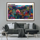 Framed Yayoi Kusama 1986 Wall Art Print – Japanese Wall Art