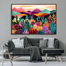 Abstract Kusama Print - Landscape Canvas Wall Art Print - by MyGreatCanvas | Canvas Wall Art Prints | Photo Prints & Wall Decor