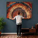 Abstract Tree Ring Art, Colorful Tree Ring Wall Decor, by MyGreatCanvas | Canvas Wall Art Prints | Photo Prints & Wall Decor