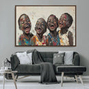 Shai Yossef Print - Joyful Childhood Canvas Wall Art -