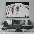 Poker Wall Art - Playing Cards Canvas Wall Art Print - Ace by MyGreatCanvas | Canvas Wall Art Prints | Photo Prints & Wall Decor