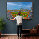 Wrigley Field Chicago Cubs Panoramic Canvas Print –