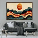 Mountain Triptych Wall Art Canvas Print – Western Nature