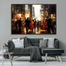 Abstract Jazz Art Wall Art Canvas Print – Colorful Musical