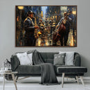 Jazz Canvas Wall Art Print – Abstract African American Music