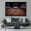 Texas Stadium Night Game Wall Art Canvas Print – Vibrant