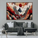 Abstract Mountain Wall Art Canvas Print – Vibrant Stylized by MyGreatCanvas | Canvas Wall Art Prints | Photo Prints & Wall Decor