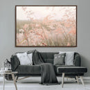 Pastel Grasses Wall Art Canvas Print – Framed Soft Meadow