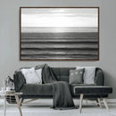 Monochrome Ocean Wall Art Canvas Print – Framed Moody Ocean by MyGreatCanvas | Canvas Wall Art Prints | Photo Prints & Wall Decor