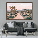 Joshua Tree Wall Art Canvas Print – Framed Desert Road Scene by MyGreatCanvas | Canvas Wall Art Prints | Photo Prints & Wall Decor