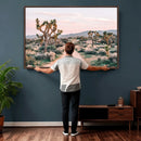 Joshua Tree Park Wall Art Canvas Print – Framed Desert Road by MyGreatCanvas | Canvas Wall Art Prints | Photo Prints & Wall Decor