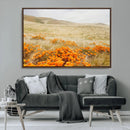 Golden Wildflowers Wall Art Canvas Print – Framed Hills by MyGreatCanvas | Canvas Wall Art Prints | Photo Prints & Wall Decor