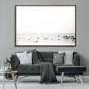 Monochrome Swimming Wall Art Canvas Print – Framed Ocean by MyGreatCanvas | Canvas Wall Art Prints | Photo Prints & Wall Decor