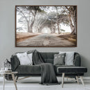 Cypress Tunnel Wall Art – Framed Misty Road Canvas Artwork, by MyGreatCanvas | Canvas Wall Art Prints | Photo Prints & Wall Decor