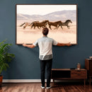 Wild Horse Wall Art Canvas Print – Framed Rustic Western Art by MyGreatCanvas | Canvas Wall Art Prints | Photo Prints & Wall Decor