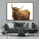 Highland Cow Wall Art Canvas Print – Framed Farmhouse Rustic by MyGreatCanvas | Canvas Wall Art Prints | Photo Prints & Wall Decor
