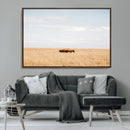 Bison Grassland Wall Art – Framed Minimal Nature Canvas by MyGreatCanvas | Canvas Wall Art Prints | Photo Prints & Wall Decor