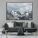 Snowy Peaks Wall Art Canvas Print – Alpine Wilderness