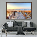 Ocean Sunset Wall Art Canvas Print – Nautical Beach