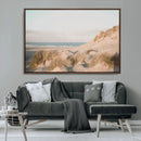 Beach Landscape Wall Art Canvas Print – Framed Sand Dune