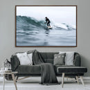 Surfer on Wave Wall Art Canvas Print – Framed Ocean by MyGreatCanvas | Canvas Wall Art Prints | Photo Prints & Wall Decor