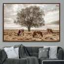 Texas Longhorn Cattle Wall Art, Rustic Western Ranch Canvas by MyGreatCanvas | Canvas Wall Art Prints | Photo Prints & Wall Decor