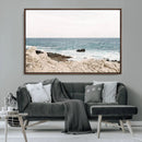 Coastal Ocean View Wall Art Canvas Print – Serene Rocky by MyGreatCanvas | Canvas Wall Art Prints | Photo Prints & Wall Decor