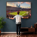 Chicago Bears Soldiers Field Wall Art Canvas Print – Framed