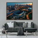 Chicago Bears Soldiers Field Wall Art Canvas Print – Framed