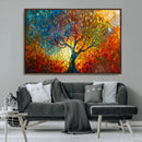 Yggdrasil Tree of Life Mosaic Stained Glass Wall Art, Tree by MyGreatCanvas | Canvas Wall Art Prints | Photo Prints & Wall Decor