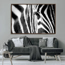 Zebra Stripes Wall Art Canvas Print – Black White Contrast by MyGreatCanvas | Canvas Wall Art Prints | Photo Prints & Wall Decor