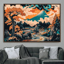 Japanese Landscape Wall Art Canvas Print – Mount Fuji by MyGreatCanvas | Canvas Wall Art Prints | Photo Prints & Wall Decor