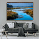 Tranquil Marshland Wall Art Canvas Print – Blue Water by MyGreatCanvas | Canvas Wall Art Prints | Photo Prints & Wall Decor